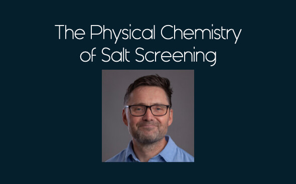 CatSci blog - physical chemistry of salt screening: Banner image with photo of Dr Robert Dennehy, CatSci's Director of Material Sciences