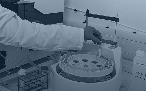 Analytical Development at CatSci Analytical Development at CatSci - blue-toned image of lab equipment