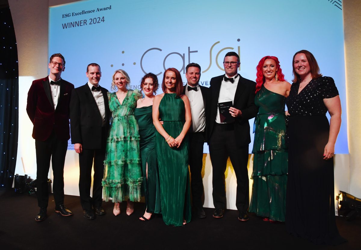 CatSci Wins ESG Excellence Award for Commitment to Environmental, Social, and Governance (ESG) Principles CatSci Wins ESG Excellence Award for Commitment to Environmental, Social, and Governance (ESG) Principles