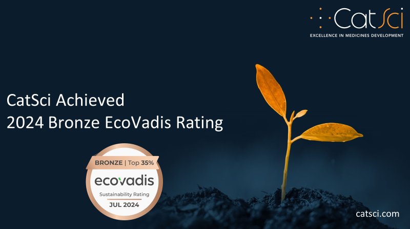 CatSci Achieves 2024 Bronze EcoVadis Sustainability Rating