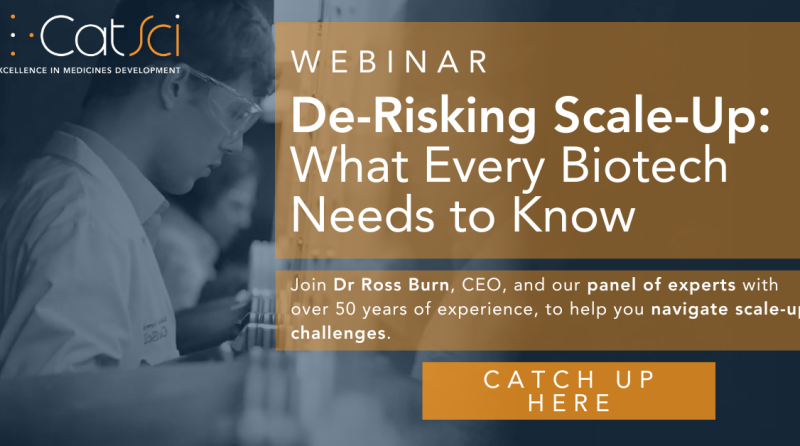 Free Webinar: De-Risking Scale-Up – What Every Biotech Needs to Know