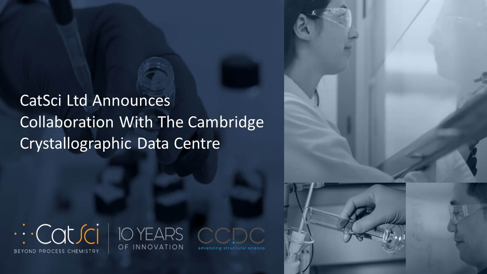 CatSci Announces Partnership with the Cambridge Crystallographic Data Centre
