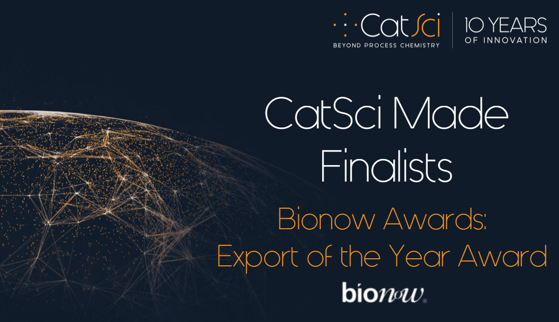 CatSci Shortlisted As Finalists For The Bionow Export Of The Year Award