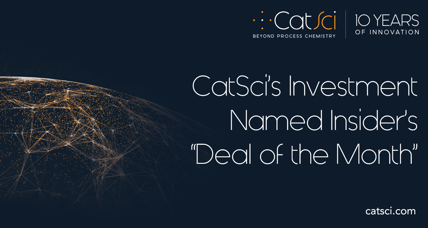 CatSci Investment Named as Insider’s Deal of the Month
