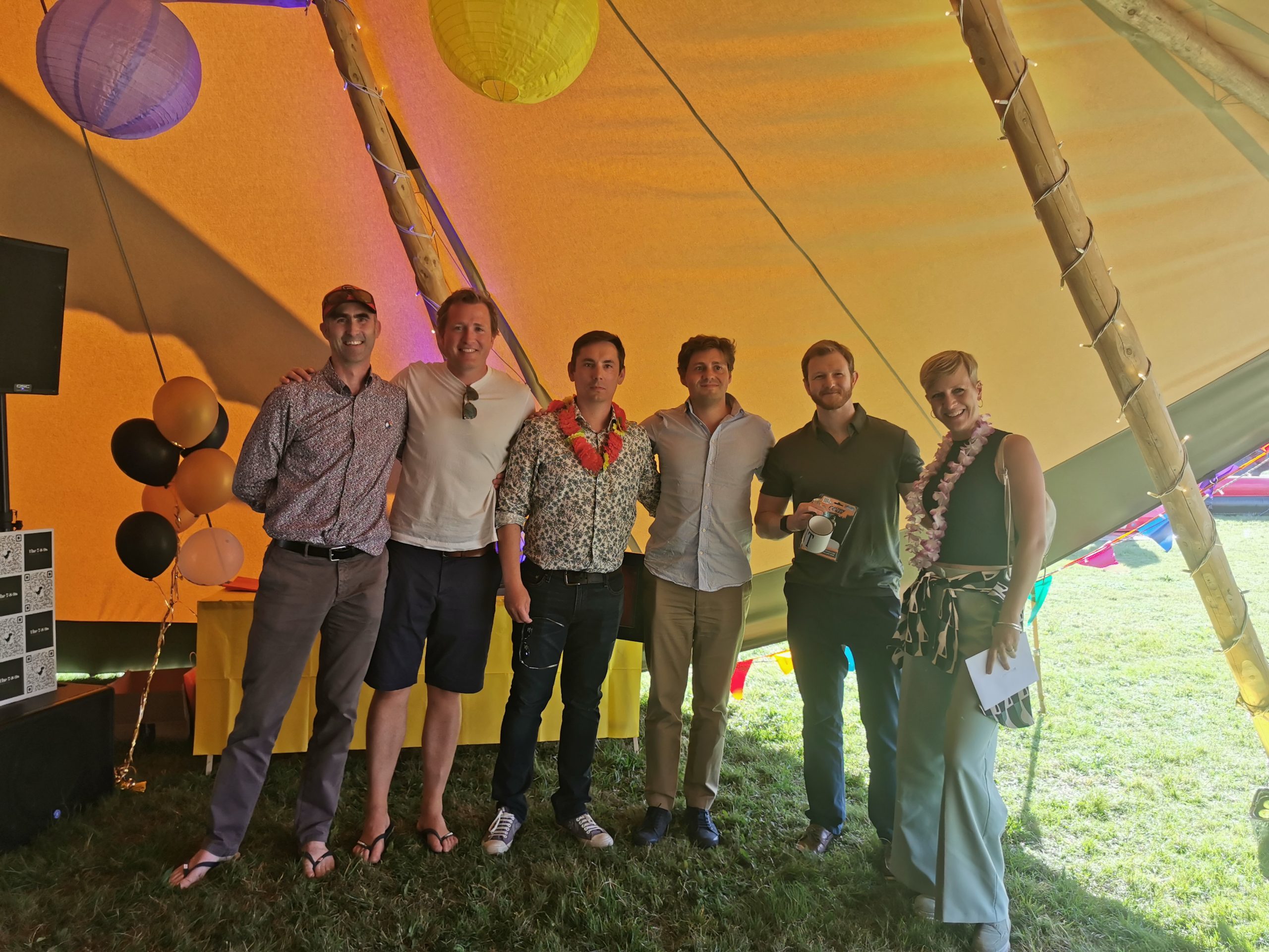 CatSci enjoy CatFest - image of some CatSci directors (Dr Ross Burn and Dr Simon Tyler) with Keensight Capital partners