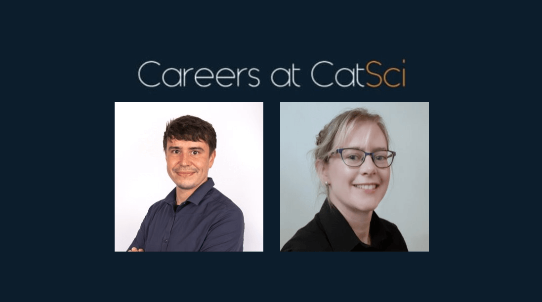 Careers at CatSci Part 6: Image of Maks Jevglevkis & Julia Collier