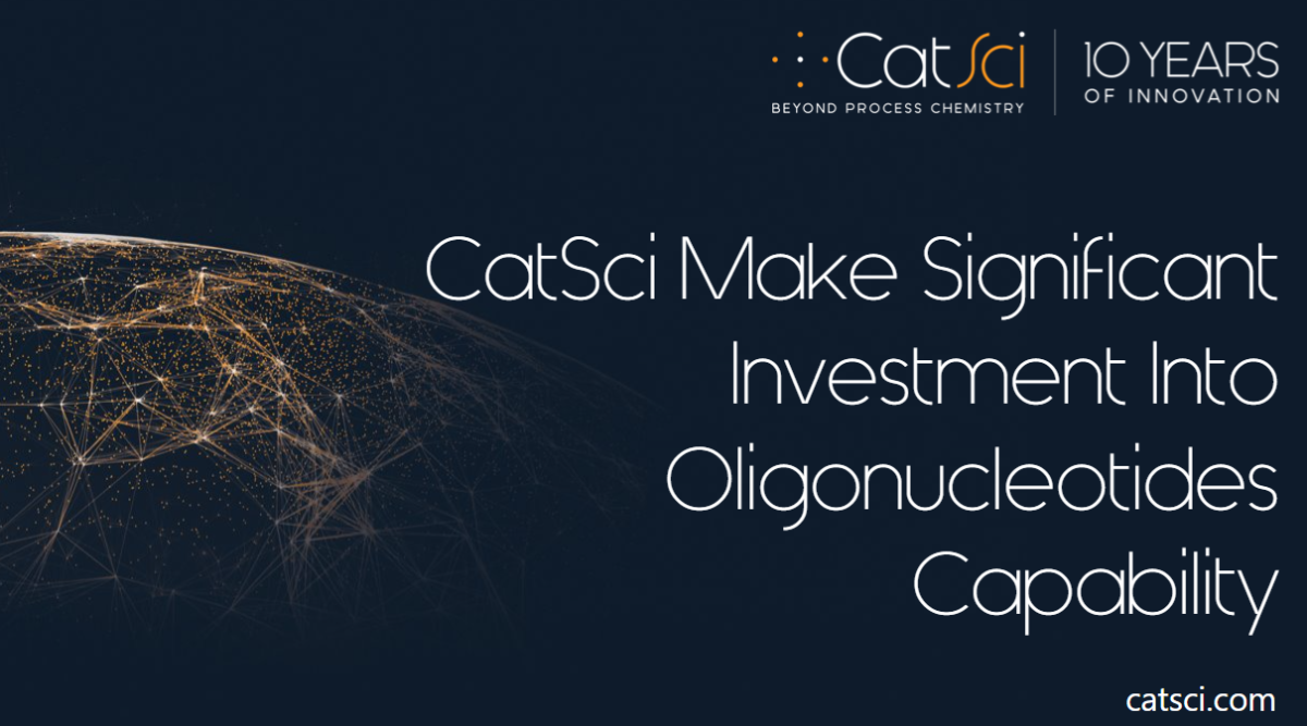 CatSci Make Significant Investment Into Oligonucleotides Capability