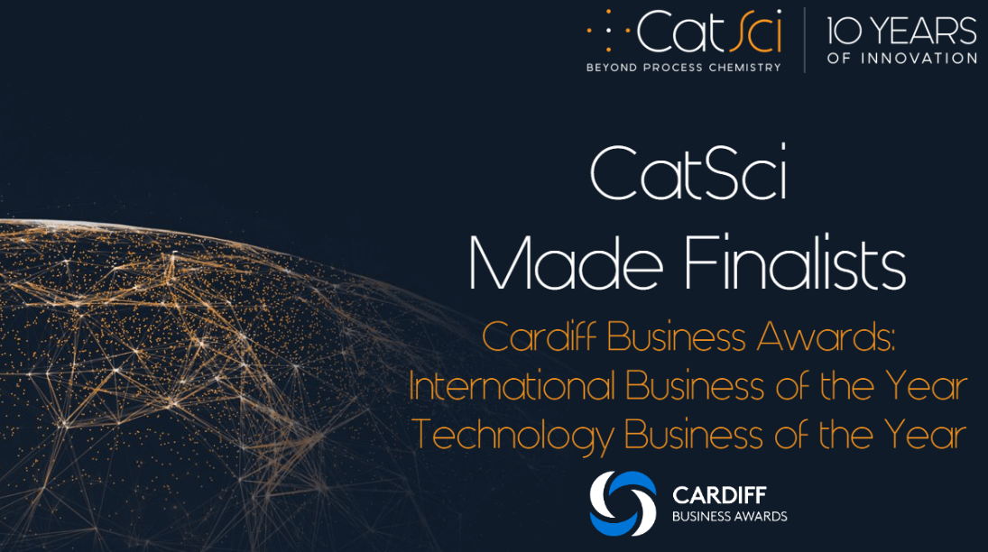 CatSci Shortlisted for Two Cardiff Business Awards