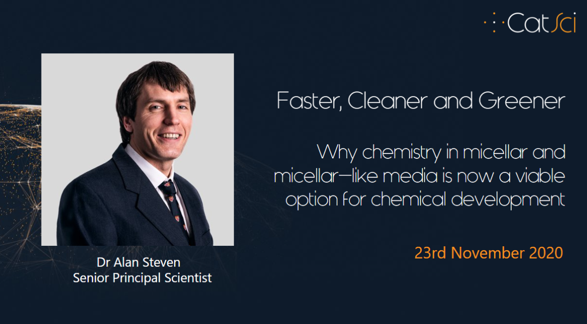 Faster, Cleaner, Greener Webinar - Image of Dr Alan Steven