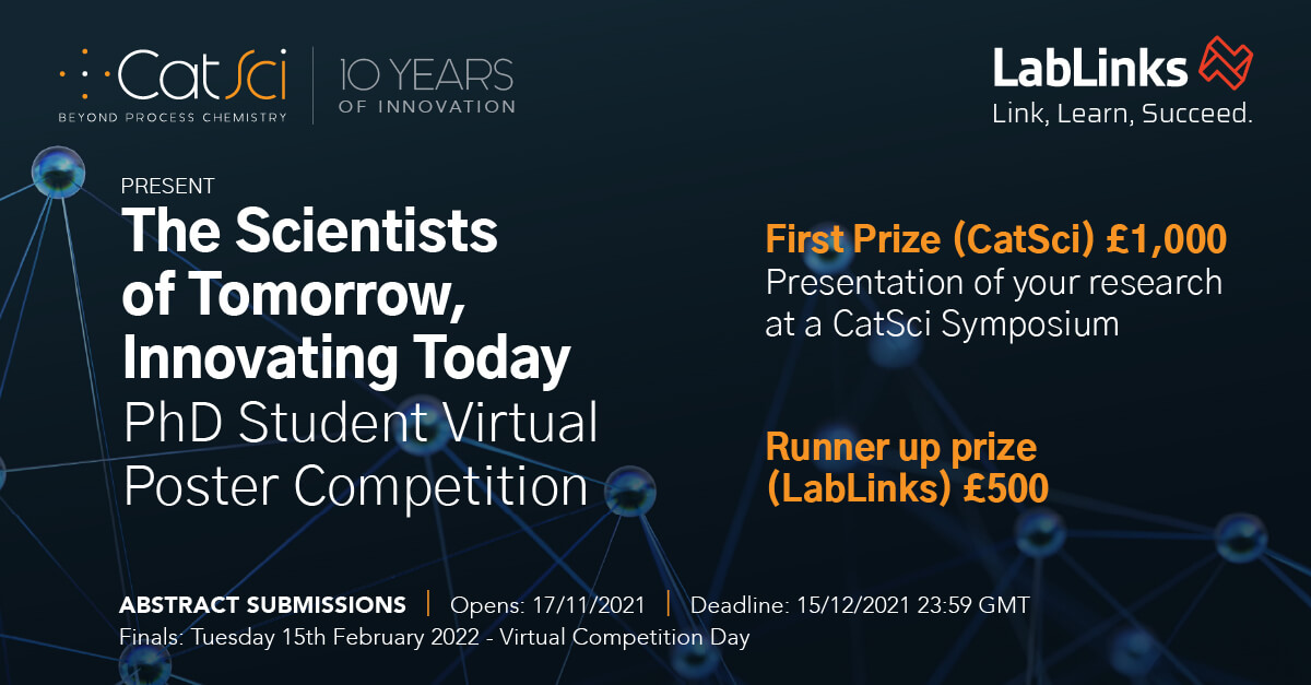 CatSci and LabLinks Announce Virtual Poster Competition for PhD Students