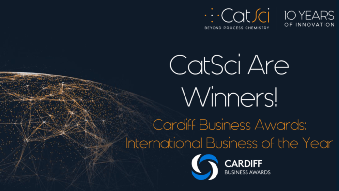 CatSci Win International Business of the Year at Cardiff Business Awards - Banner