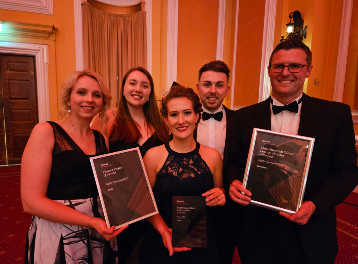 CatSci Win Finance Awards Wales 2023 – Small Finance Team of the Year