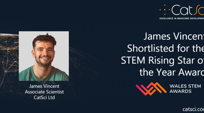 James Vincent Shortlisted for the STEM Rising Star of the Year Award at the 2023 Wales STEM Awards 