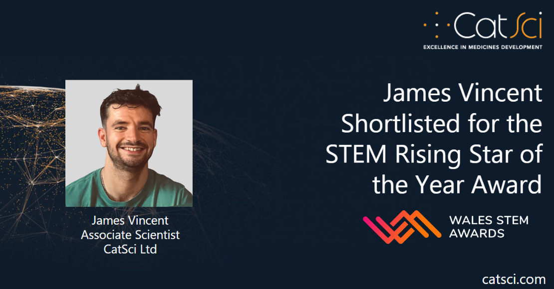 James Vincent Shortlisted for the STEM Rising Star of the Year Award at the 2023 Wales STEM Awards 