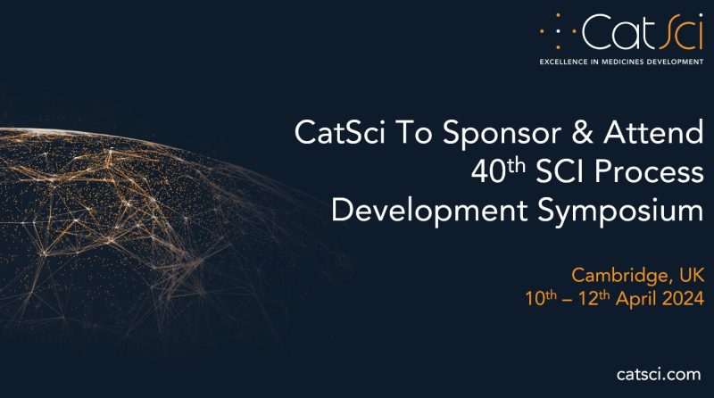 CatSci to Sponsor & Attend the 40th SCI Process Development Symposium 