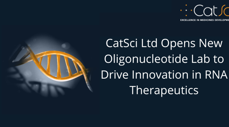 CatSci Ltd Wins SMART Capital Equipment Grant to Open Second Oligonucleotides Lab to Drive Innovation in RNA Therapeutics