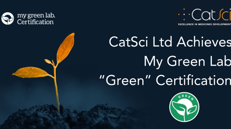 Green Chemistry at CatSci: My Green Labs Certification Green Chemistry at CatSci: My Green Labs Certification